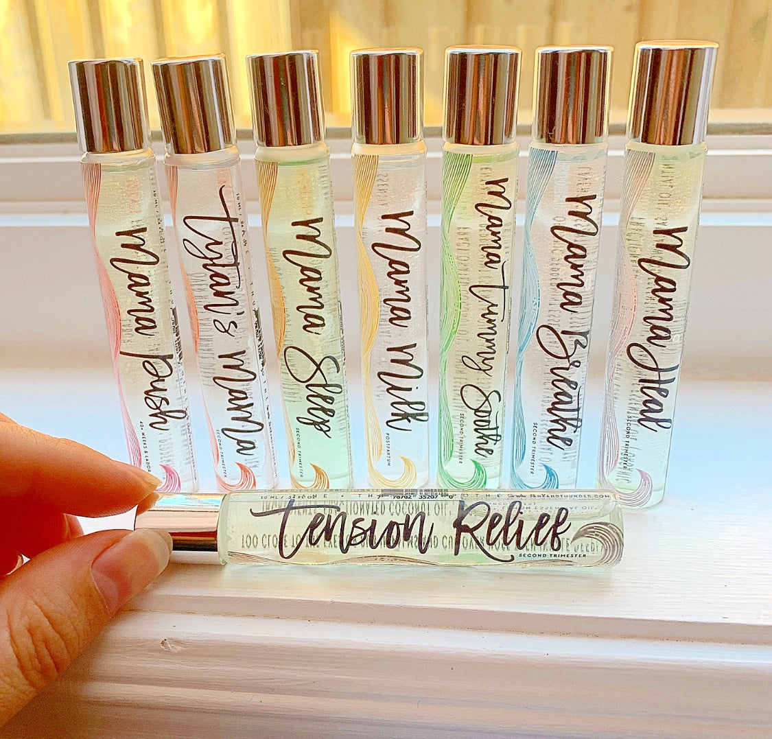 Organic, Allergy Free, Pregnancy Safe Mama Essential Oil Set - Jane and Thunder Apothecary