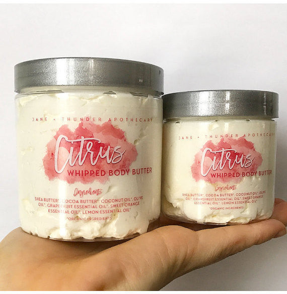 Allergy Free Organic Natural Citrus Body Butter
