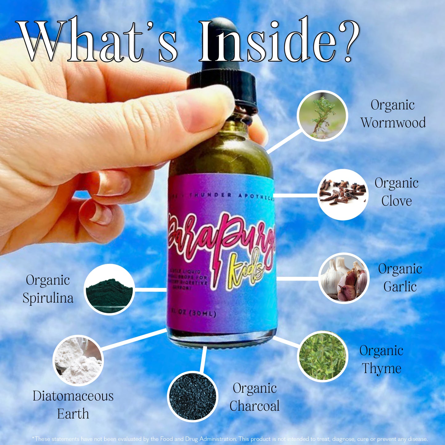 KIDS PARAPURGE – Organic Olive Oil Parasite Cleanse