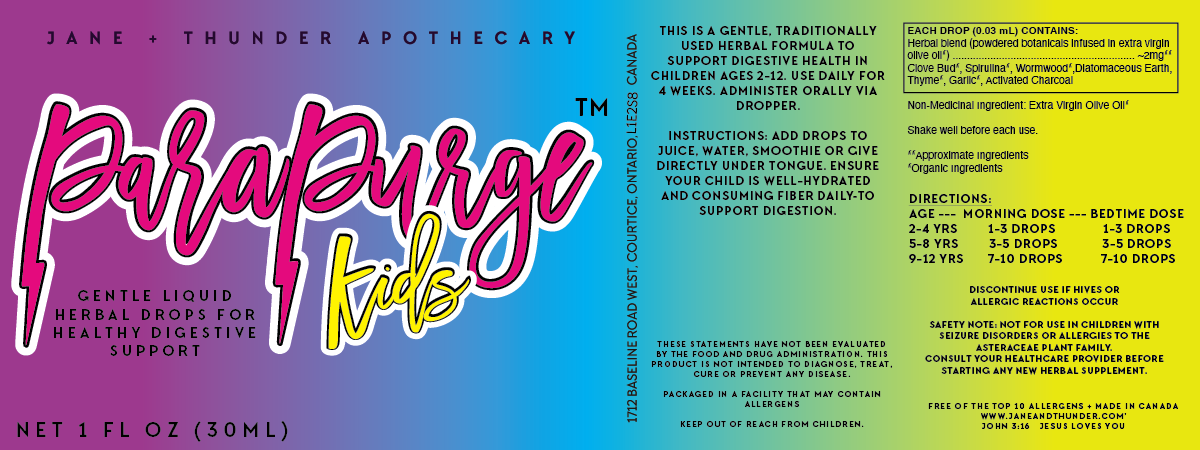 KIDS PARAPURGE – Organic Olive Oil Parasite Cleanse