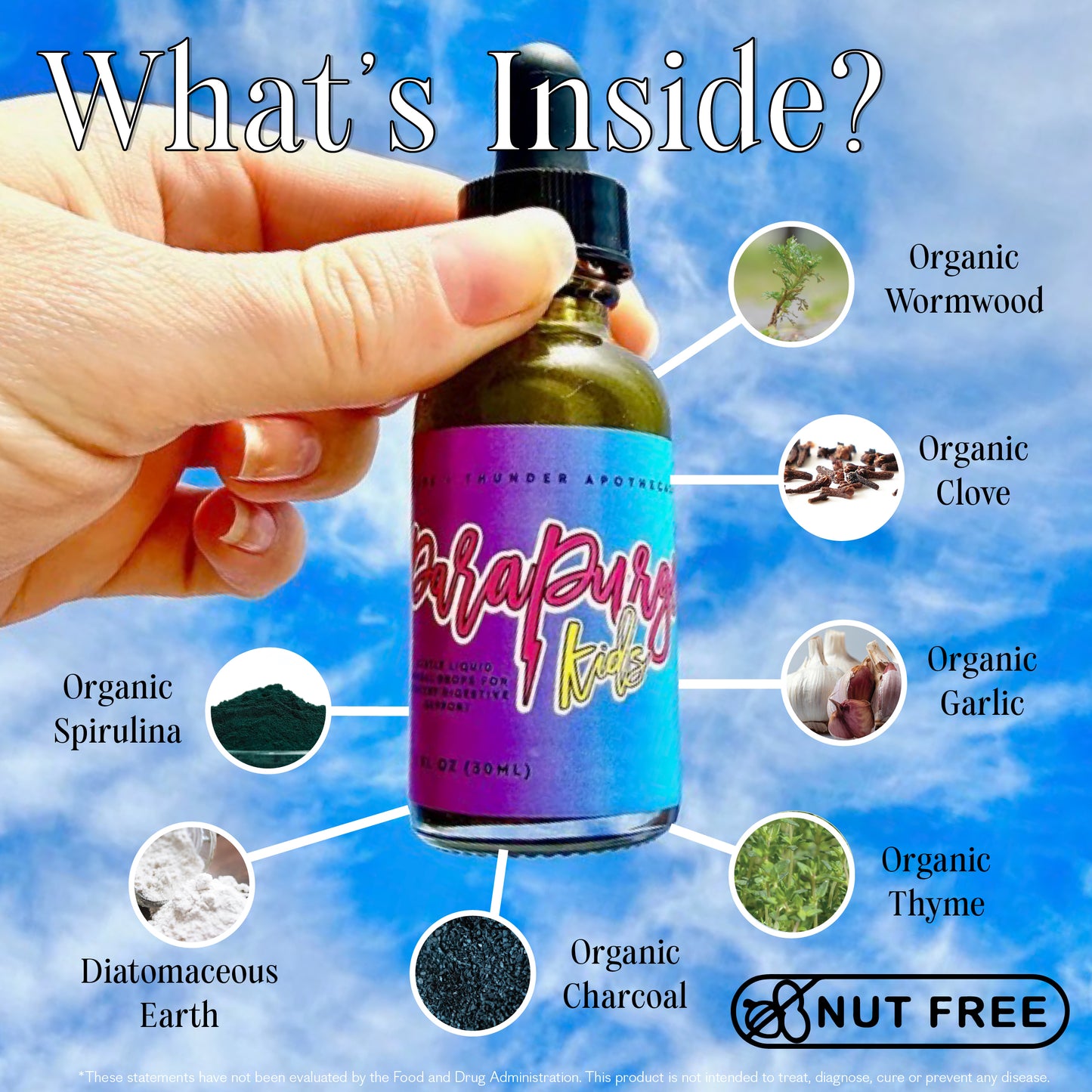 KIDS PARAPURGE – Organic Olive Oil Parasite Cleanse