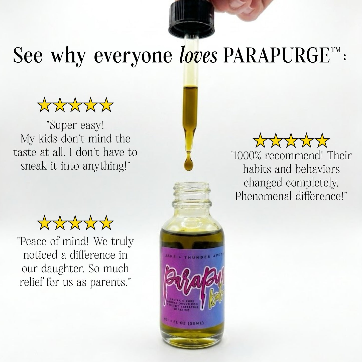 KIDS PARAPURGE – Organic Olive Oil Parasite Cleanse