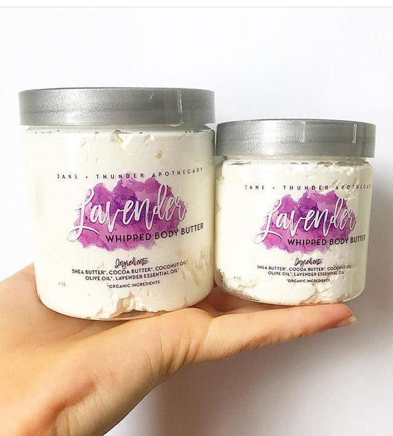 Organic Lavender Whipped Body Butter - Allergy Free, Mommy Safe and Baby safe