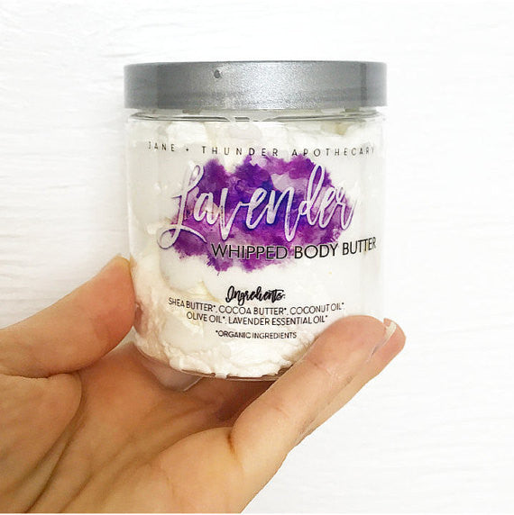 Organic Lavender Whipped Body Butter - Allergy Free, Mommy Safe and Baby safe